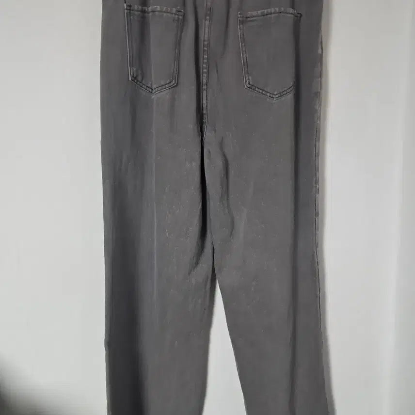 [BUNJANG] Gray Denim Wide Pants XL / 그레이 데님 와이드 팬츠XL
