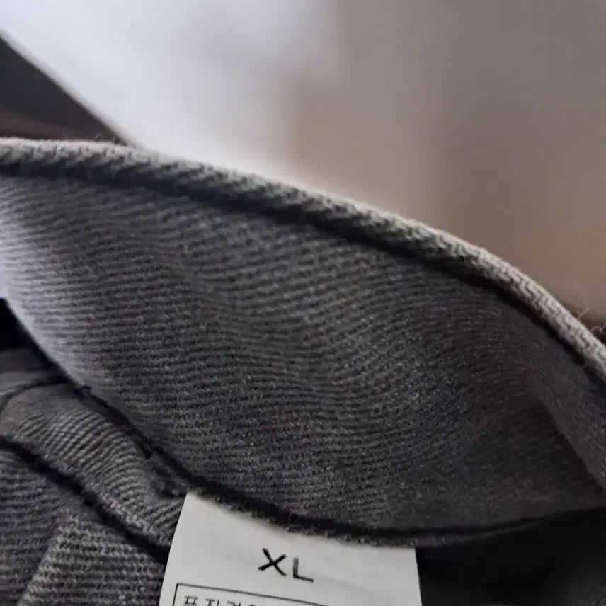 [BUNJANG] Gray Denim Wide Pants XL / 그레이 데님 와이드 팬츠XL