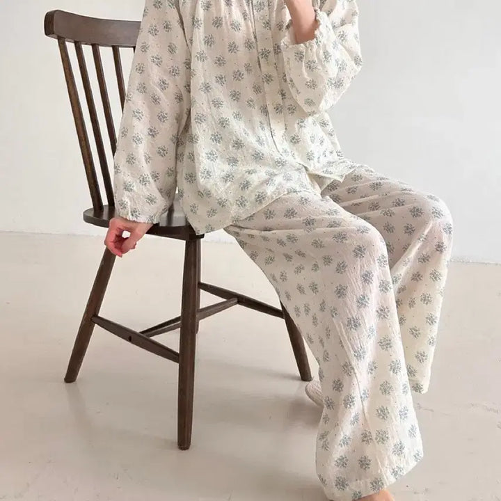 [BUNJANG] Silky Loose Fit Loungewear Set / 실키 루즈핏 라운지웨어세트