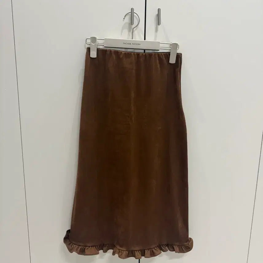 [BUNJANG] Nutt Suede Midi Skirt / Nutt 스웨이드 스커트