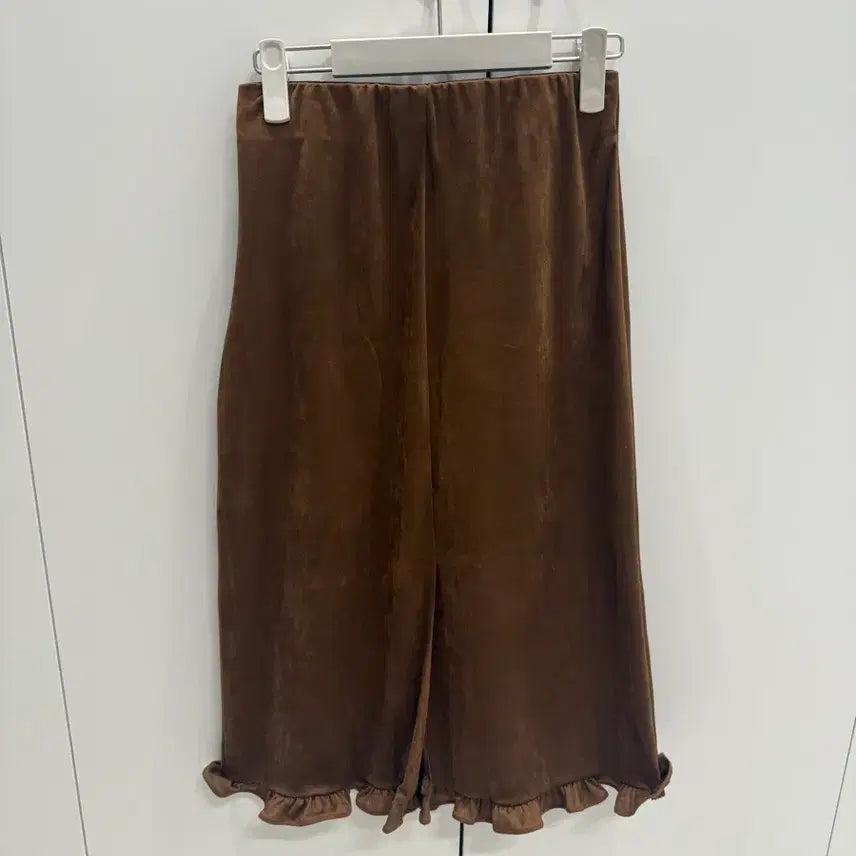 [BUNJANG] Nutt Suede Midi Skirt / Nutt 스웨이드 스커트