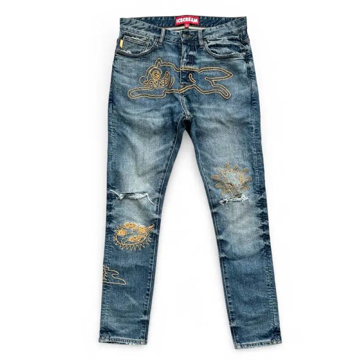 [BUNJANG] BBC Billionaire Boys Club Ice Cream Denim Pants / BBC 빌리네어보이즈클럽 Ice cream 개바지 데님 30