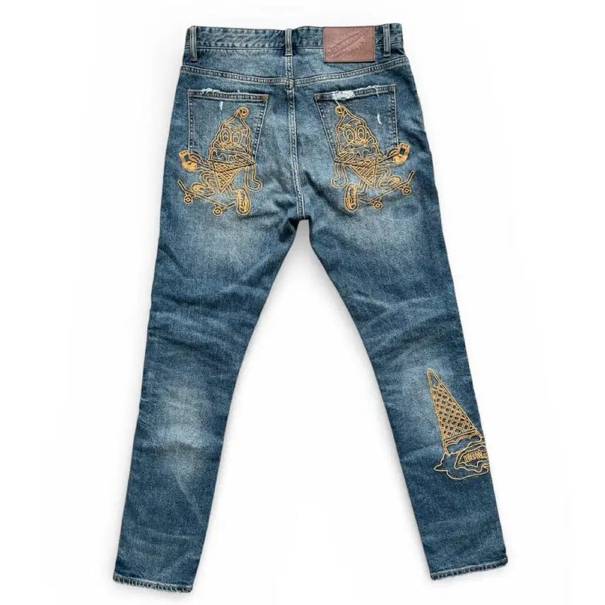 [BUNJANG] BBC Billionaire Boys Club Ice Cream Denim Pants / BBC 빌리네어보이즈클럽 Ice cream 개바지 데님 30