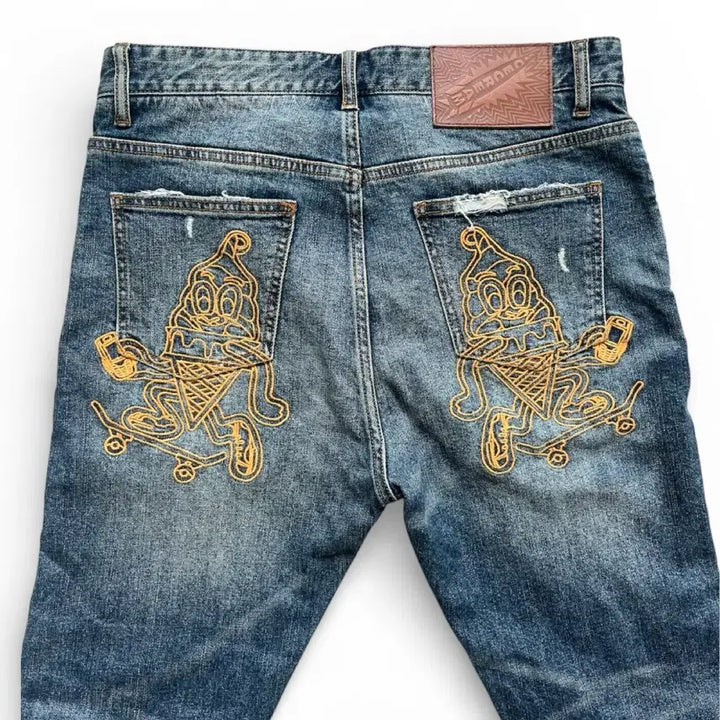 [BUNJANG] BBC Billionaire Boys Club Ice Cream Denim Pants / BBC 빌리네어보이즈클럽 Ice cream 개바지 데님 30
