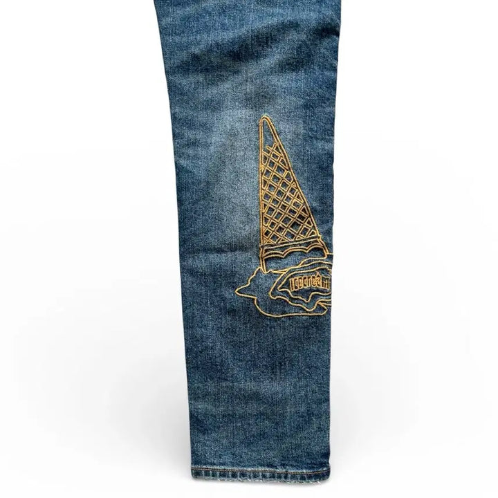 [BUNJANG] BBC Billionaire Boys Club Ice Cream Denim Pants / BBC 빌리네어보이즈클럽 Ice cream 개바지 데님 30