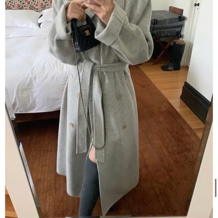 [BUNJANG] Leeds Eve Handmade Long Coat / Leeds 리즈 이브 핸드메이드 코트(택없음)