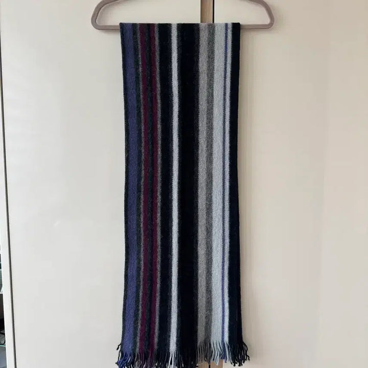 [BUNJANG] Paul Smith Wool 100% Stripe Pattern Scarf / 폴스미스 울 100% 머플러
