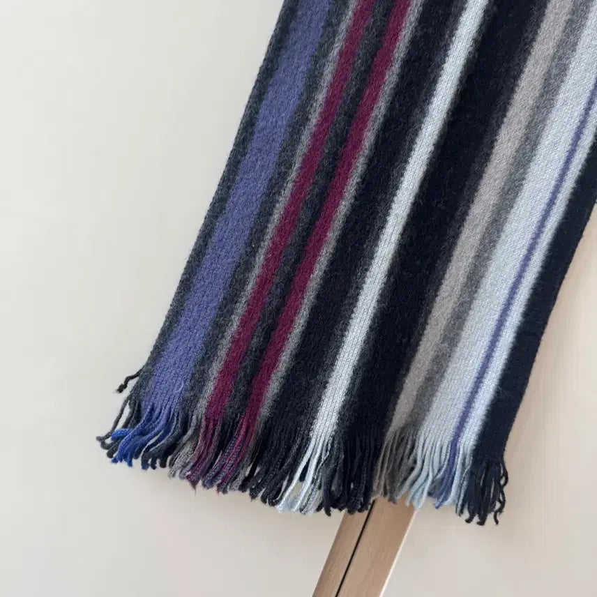 [BUNJANG] Paul Smith Wool 100% Stripe Pattern Scarf / 폴스미스 울 100% 머플러