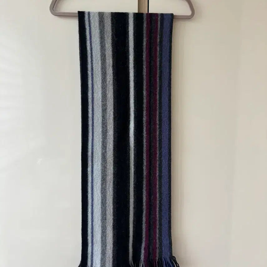 [BUNJANG] Paul Smith Wool 100% Stripe Pattern Scarf / 폴스미스 울 100% 머플러