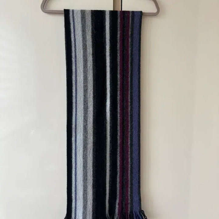 [BUNJANG] Paul Smith Wool 100% Stripe Pattern Scarf / 폴스미스 울 100% 머플러