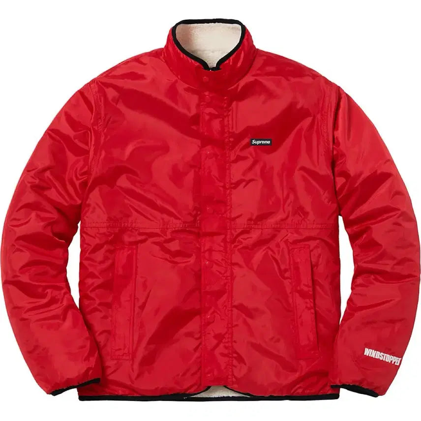 [BUNJANG] Supreme Windstopper Fleece Jacket Reversible / 슈프림 윈드스토퍼 플리스 자켓 아이보리 리버시블