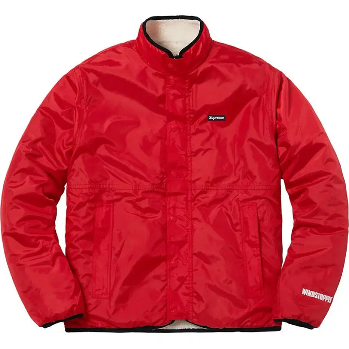 [BUNJANG] Supreme Windstopper Fleece Jacket Reversible / 슈프림 윈드스토퍼 플리스 자켓 아이보리 리버시블