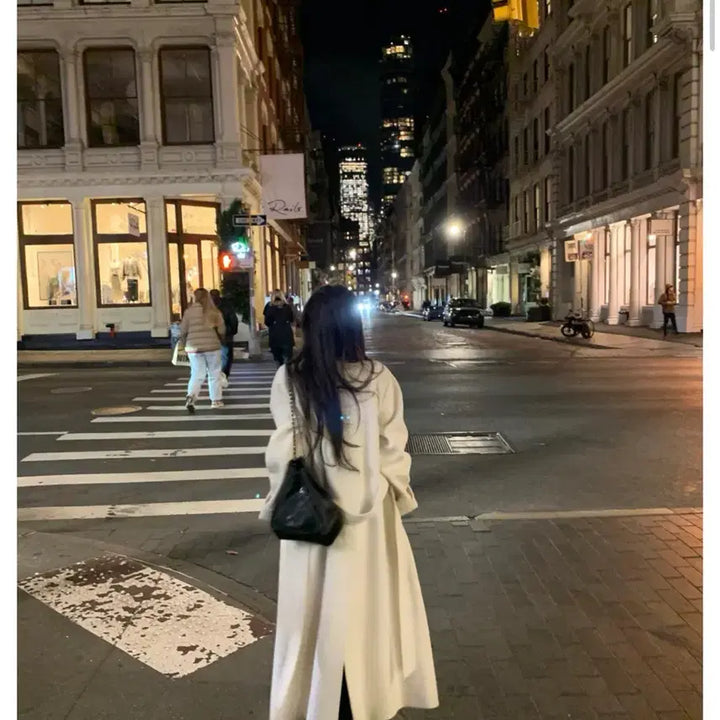 [BUNJANG] Leeds Eve Handmade Long Coat / Leeds 리즈 이브 핸드메이드 코트(택있음)