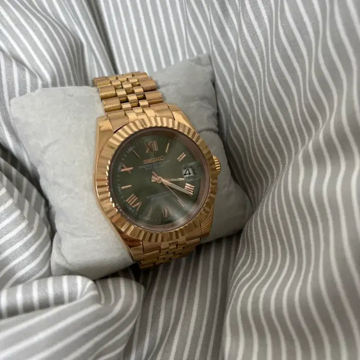 [BUNJANG] Mod Rose Gold NH35 Watch / mod 부품 로즈골드 nh35