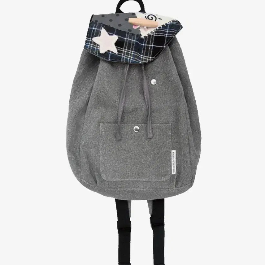 [BUNJANG] The Museum Visitor String Mini Backpack Gray / 더뮤지엄비지터 스트링 미니 백팩 그레이