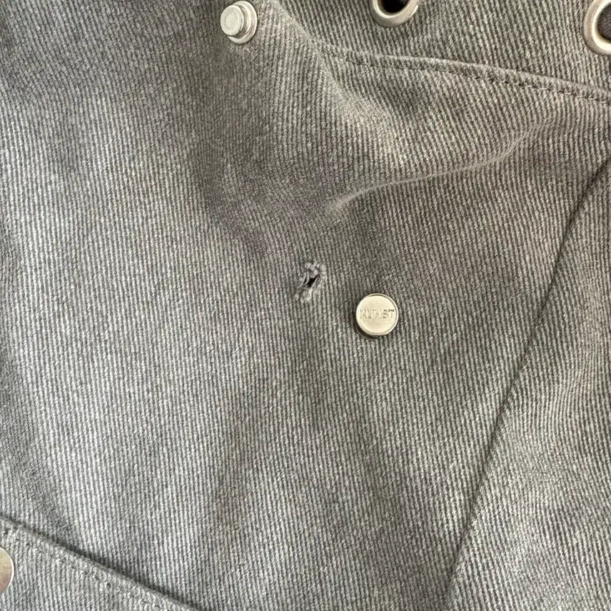 [BUNJANG] The Museum Visitor String Mini Backpack Gray / 더뮤지엄비지터 스트링 미니 백팩 그레이