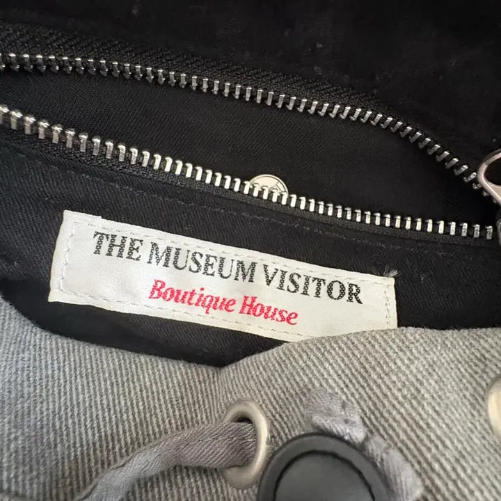 [BUNJANG] The Museum Visitor String Mini Backpack Gray / 더뮤지엄비지터 스트링 미니 백팩 그레이
