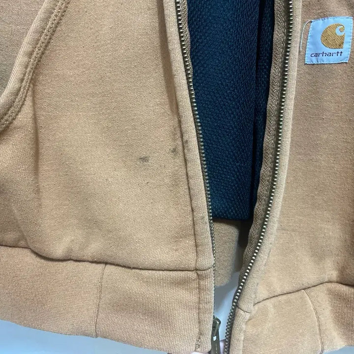 [BUNJANG] Carhartt Brown Hooded Zip-up Jacket / 칼하트 후드집업 브라운