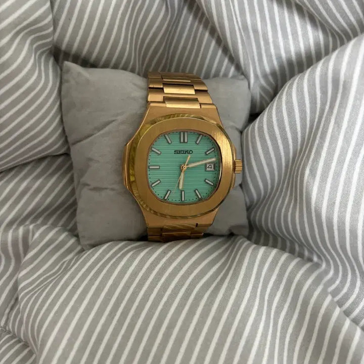 [BUNJANG] Mod Rose Gold NH35 Watch / mod 부품 로즈골드 nh35