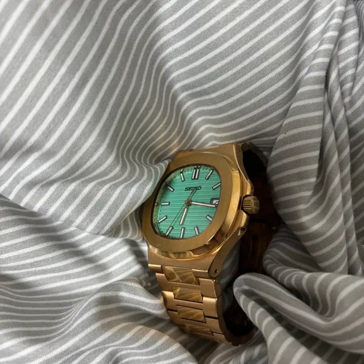 [BUNJANG] Mod Rose Gold NH35 Watch / mod 부품 로즈골드 nh35