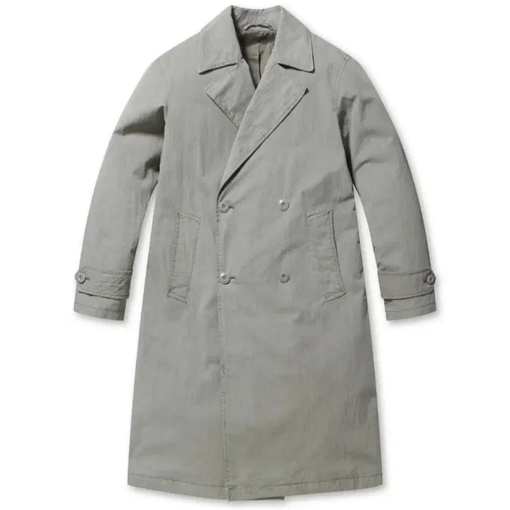 [BUNJANG] Series Garment Dyeing Oversized Trench Coat Light Khaki Size 105 / 시리즈 가먼트다잉 오버핏 트렌치코트 105사이즈 팔아요