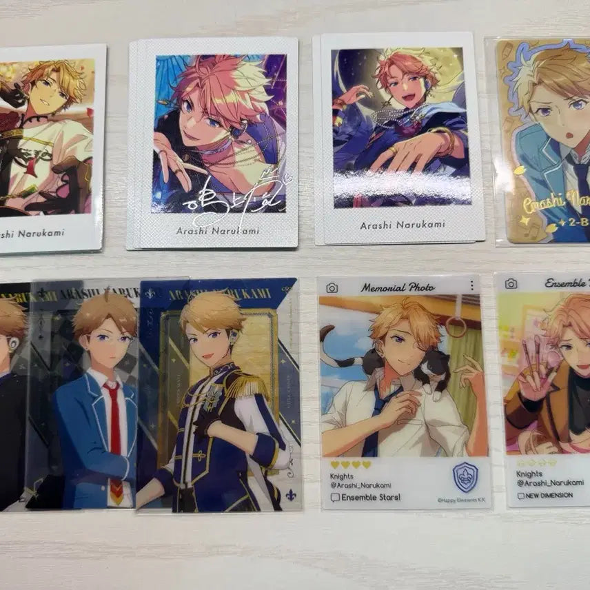 [BUNJANG] Ensemble Stars! Knights Narukami Arashi Pashacard Bundle Set / 앙스타 앙상블스타즈 나이츠 knights 나루카미 아라시 파샤 파샷츠