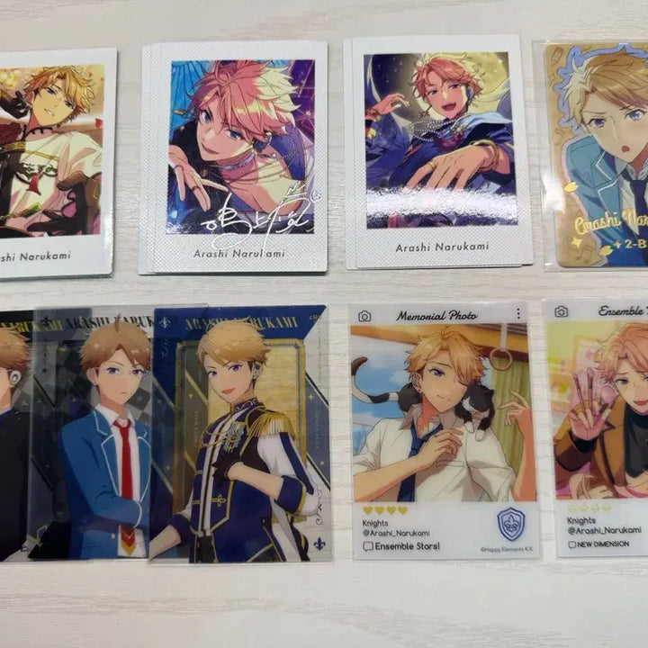 [BUNJANG] Ensemble Stars! Knights Narukami Arashi Pashacard Bundle Set / 앙스타 앙상블스타즈 나이츠 knights 나루카미 아라시 파샤 파샷츠