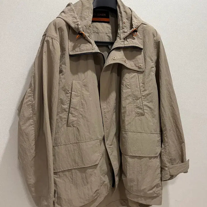 [BUNJANG] Customellow Fire High Neck Hood Jumper / [L~XL] 커스텀멜로우, 프리커 파이어 하이넥 후드 점퍼