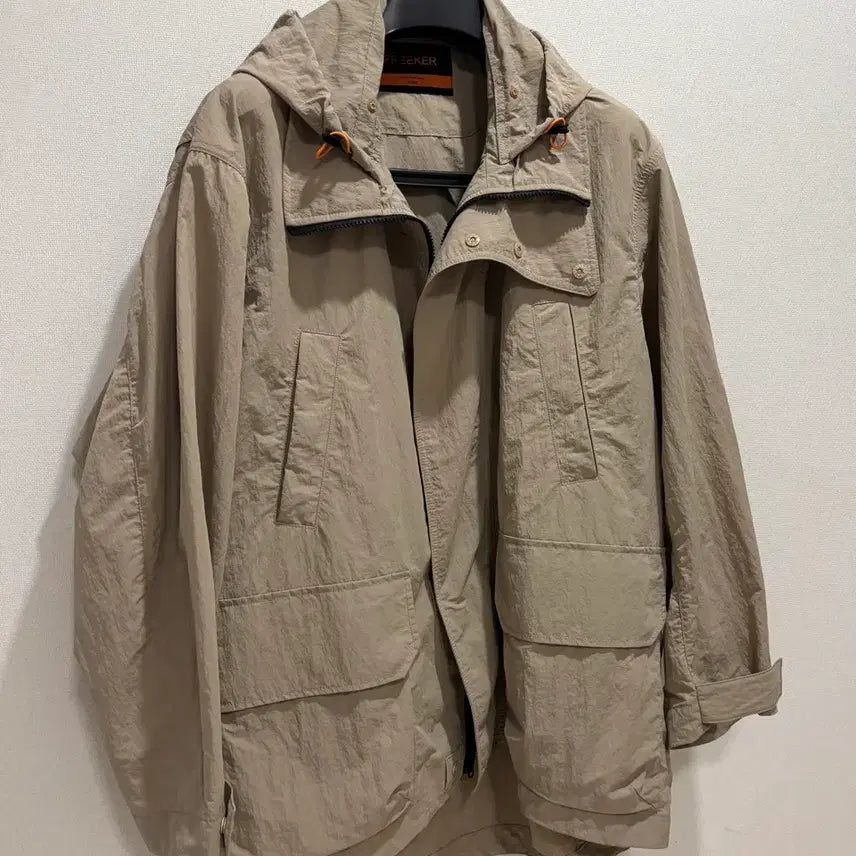 [BUNJANG] Customellow Fire High Neck Hood Jumper / [L~XL] 커스텀멜로우, 프리커 파이어 하이넥 후드 점퍼