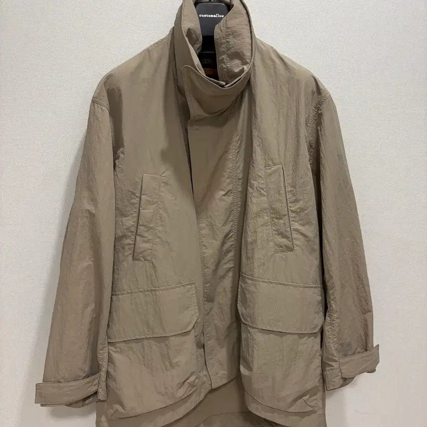 [BUNJANG] Customellow Fire High Neck Hood Jumper / [L~XL] 커스텀멜로우, 프리커 파이어 하이넥 후드 점퍼