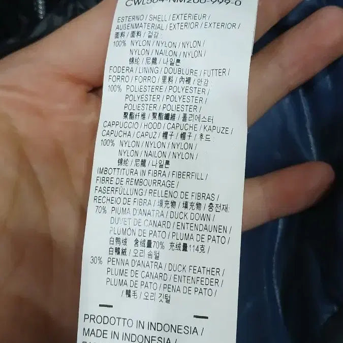 [BUNJANG] Calvin Klein XS Duck Down Padded Jacket / 캘빈클라인 XS 오리털 패딩 상태좋음 지금거래