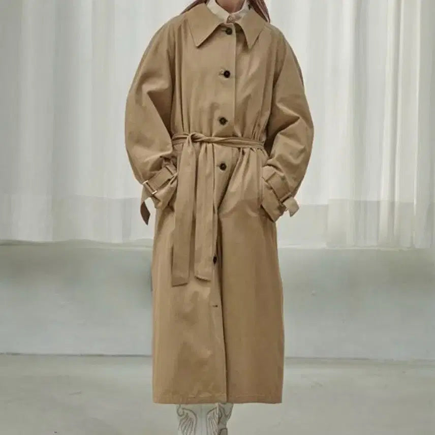 [BUNJANG] Viaflein Trench Coat / 비아플레인 트렌치 코트