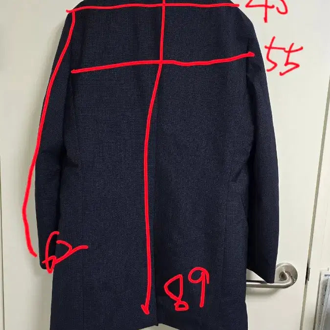 [BUNJANG] Bluelounge Maestro Navy Coat / 블루라운지 마에스트로 네이비 코트 95