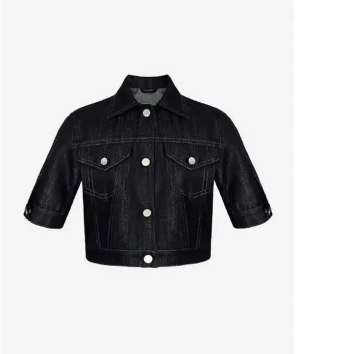 [BUNJANG] The Rawang Silver Denim Jacket (M Size) / 더로랑 실버데님자켓