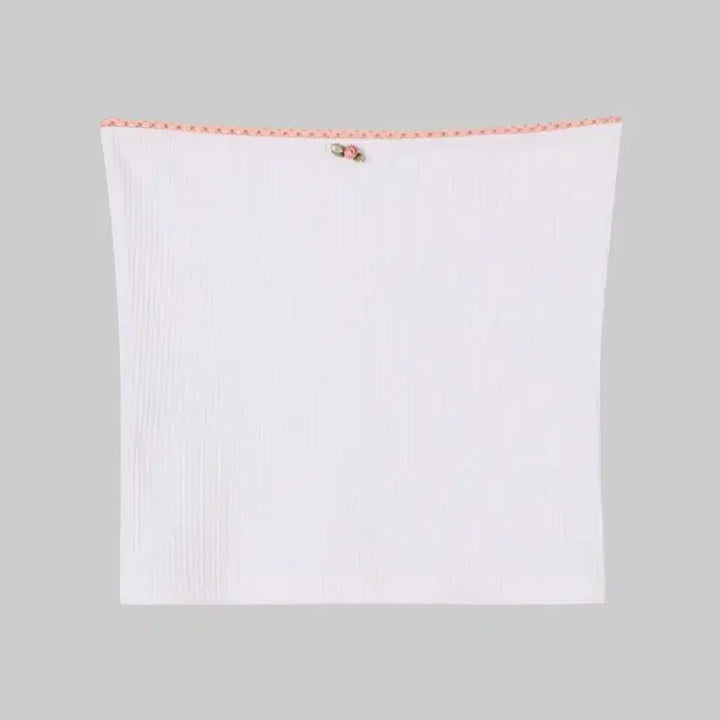 [BUNJANG] Neib Rose Lace Spandex Top / Neib 네이비 장미 레이스 스판 탑