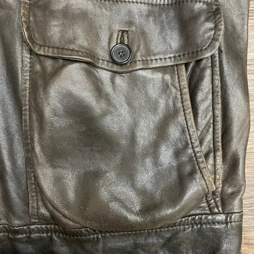 [BUNJANG] MARNI A-2 Leather Flight Jacket / 마르니 A-2 양가죽 플라이트 자켓 브라운