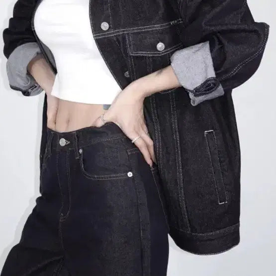 [BUNJANG] Pale Jade Denim Jacket / 페일제이드 청자켓