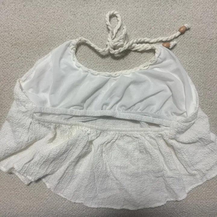 [BUNJANG] ZARA Braid Top Ivory M / 자라 브레이드 탑 아이보리 M