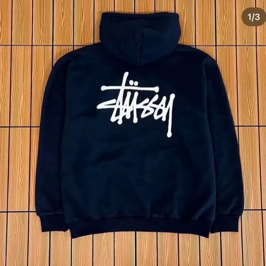 [BUNJANG] Stussy Fleece Hoodie / 스투시 기모후드티