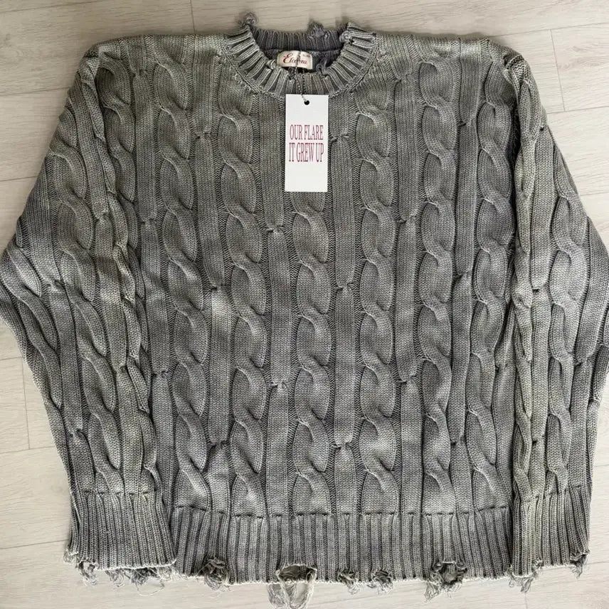 [BUNJANG] etce Reversible Washing Knit L Size / etce 리버서블 워싱 니트 L사이즈