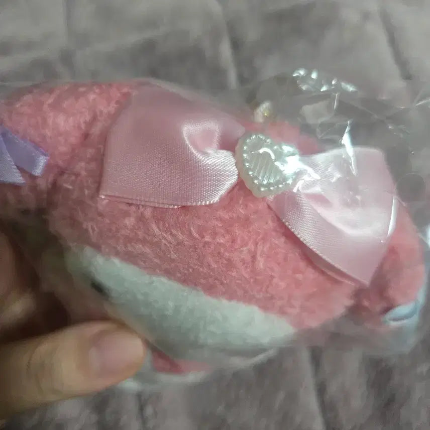 [BUNJANG] Sanrio Lulun Miscoat My Melody Plush Keyring / 산리오 룬룬 미스코트 마이멜로디 인형 키링