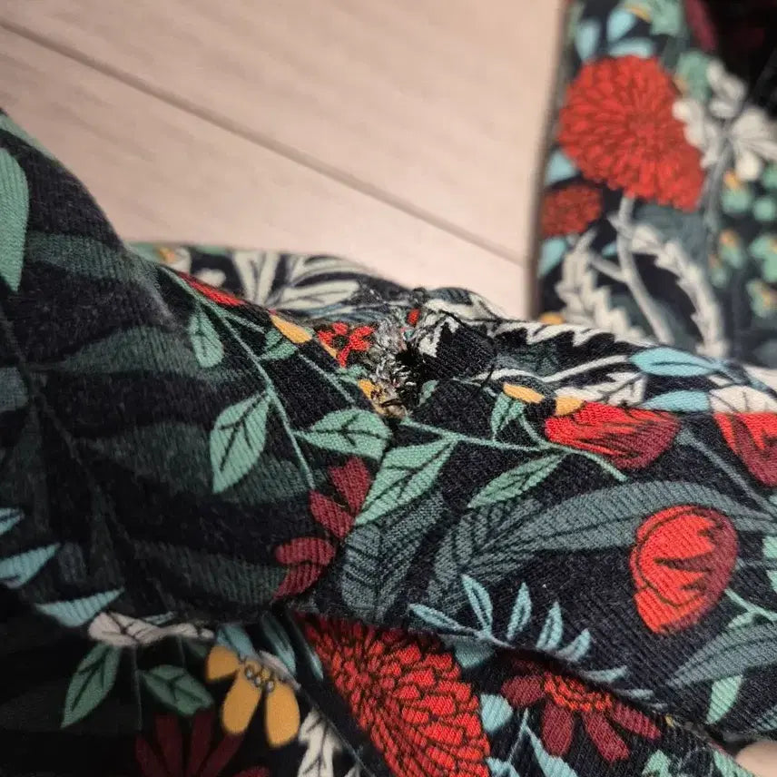 [BUNJANG] Zara Floral Pattern Long Sleeve Dress / 자라원피스