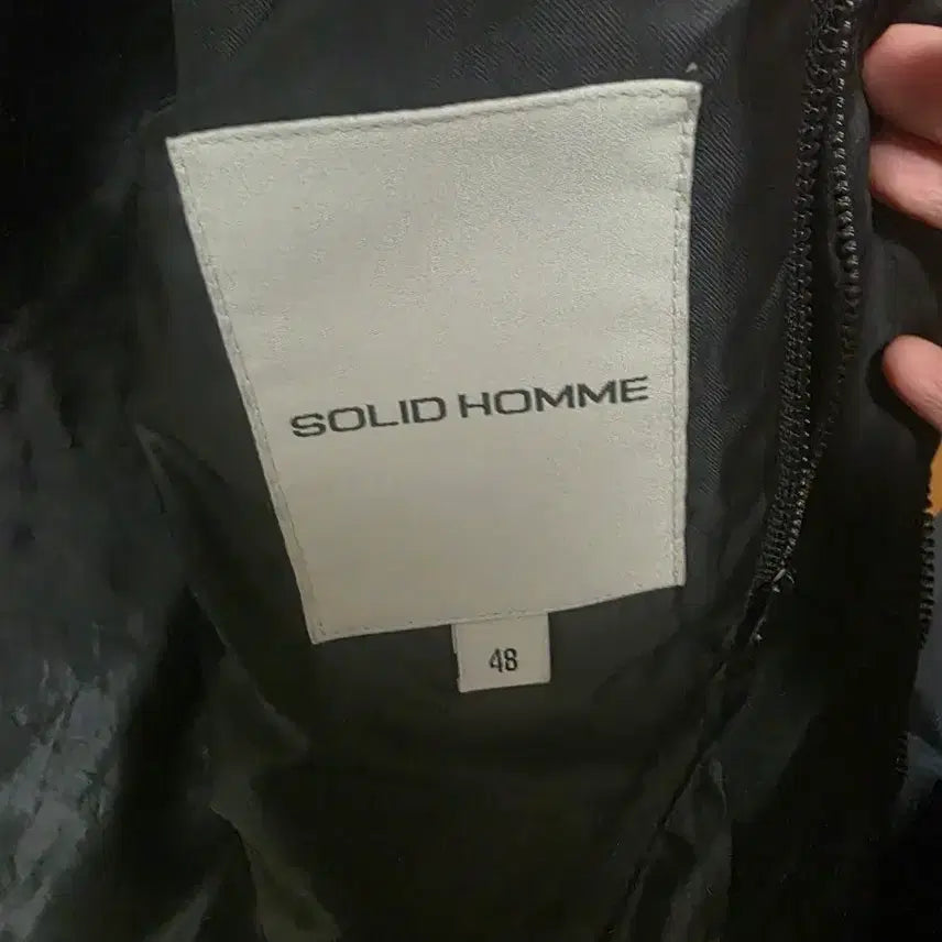 [BUNJANG] Solid Homme Lightweight Padded Jumper / 솔리드옴므 경량 패딩점퍼