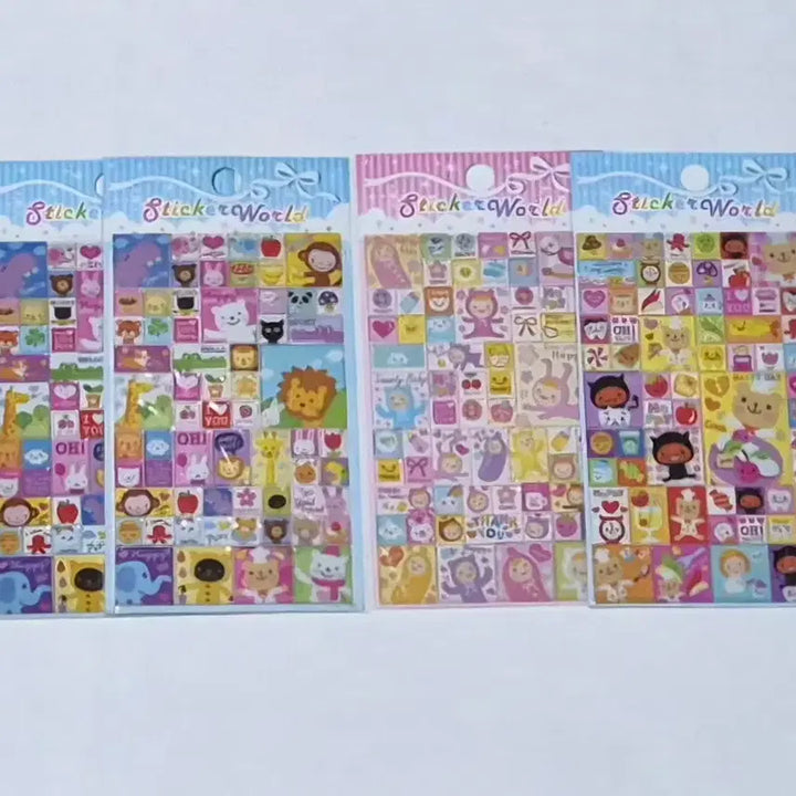 [BUNJANG] Transparent Ice Stickers / 고전문구 투명 얼음 스티커