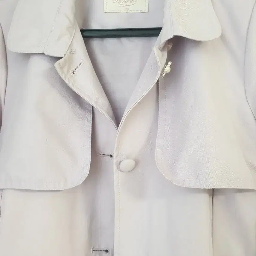 [BUNJANG] Permits Lavender Frill Trench Coat - Children&
