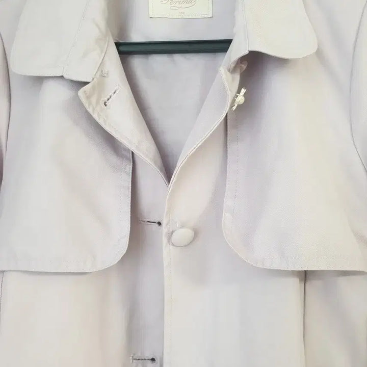 [BUNJANG] Permits Lavender Frill Trench Coat - Children&
