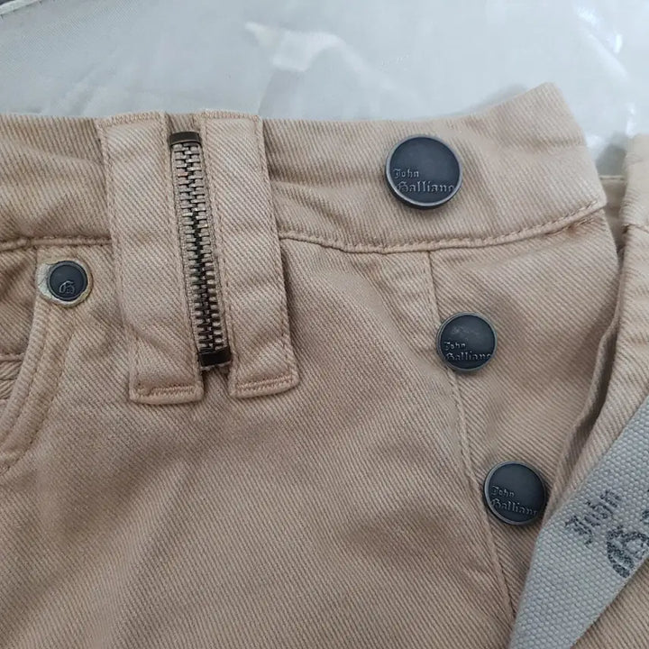 [BUNJANG] John Galliano Beige Spring/Autumn Slacks Pants / 존갈리아노/정품/춘추슬렉스면바지/48(32)/파라오쇼핑