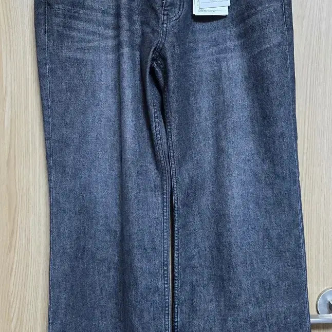 [BUNJANG] Solid Homme 26ss Black Wide Flare Denim Pants / [솔리드옴므][50] 26ss 블랙 와이드 플레어 데님 팬츠