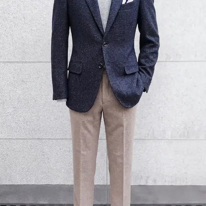 [BUNJANG] Vanhart di Albazar Ariston Wool Silk Cashmere Tweed Jacket / 반하트 디 알바자 / 이태리 아리스톤 울실크캐시 트위드 자켓 / 100