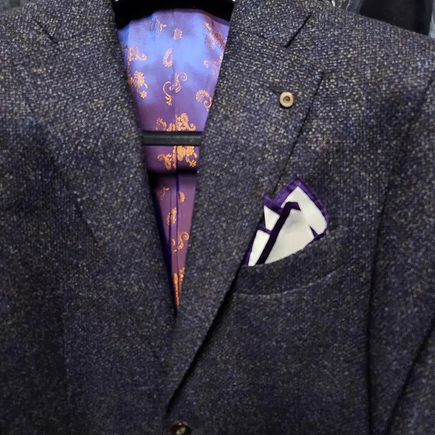 [BUNJANG] Vanhart di Albazar Ariston Wool Silk Cashmere Tweed Jacket / 반하트 디 알바자 / 이태리 아리스톤 울실크캐시 트위드 자켓 / 100